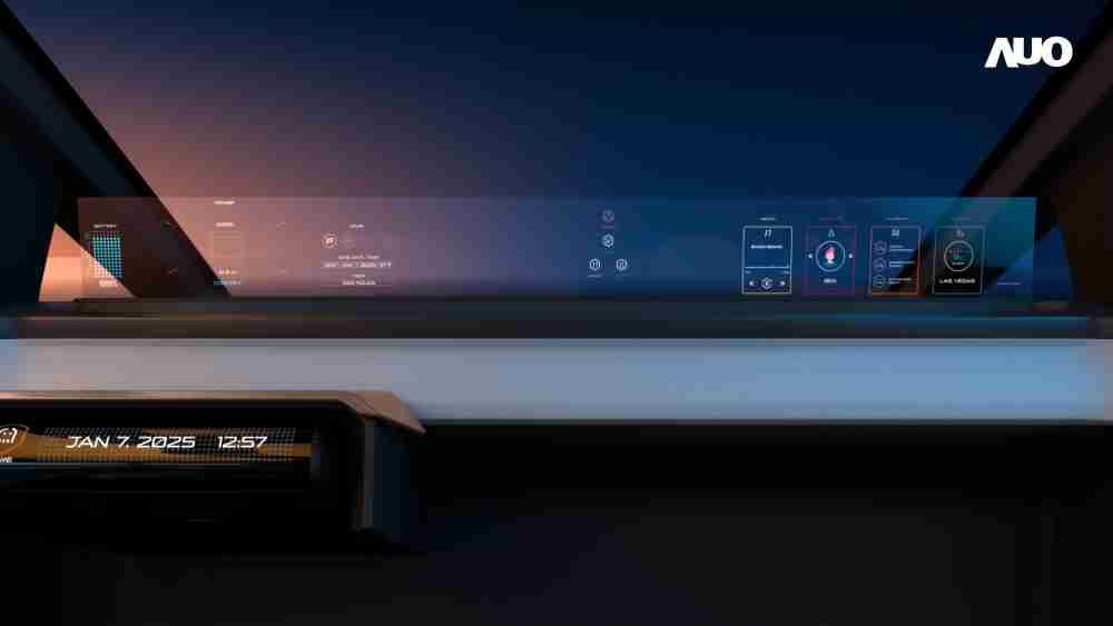 冰球突破无界透明显示接口(Horizon Image Glass)透过车运算方案整合仪表板、、、、中控台及副驾显示器，，，一体式全景呈现，，，提供乘用者清晰的前方视野、、行车必要信息与娱乐功能
