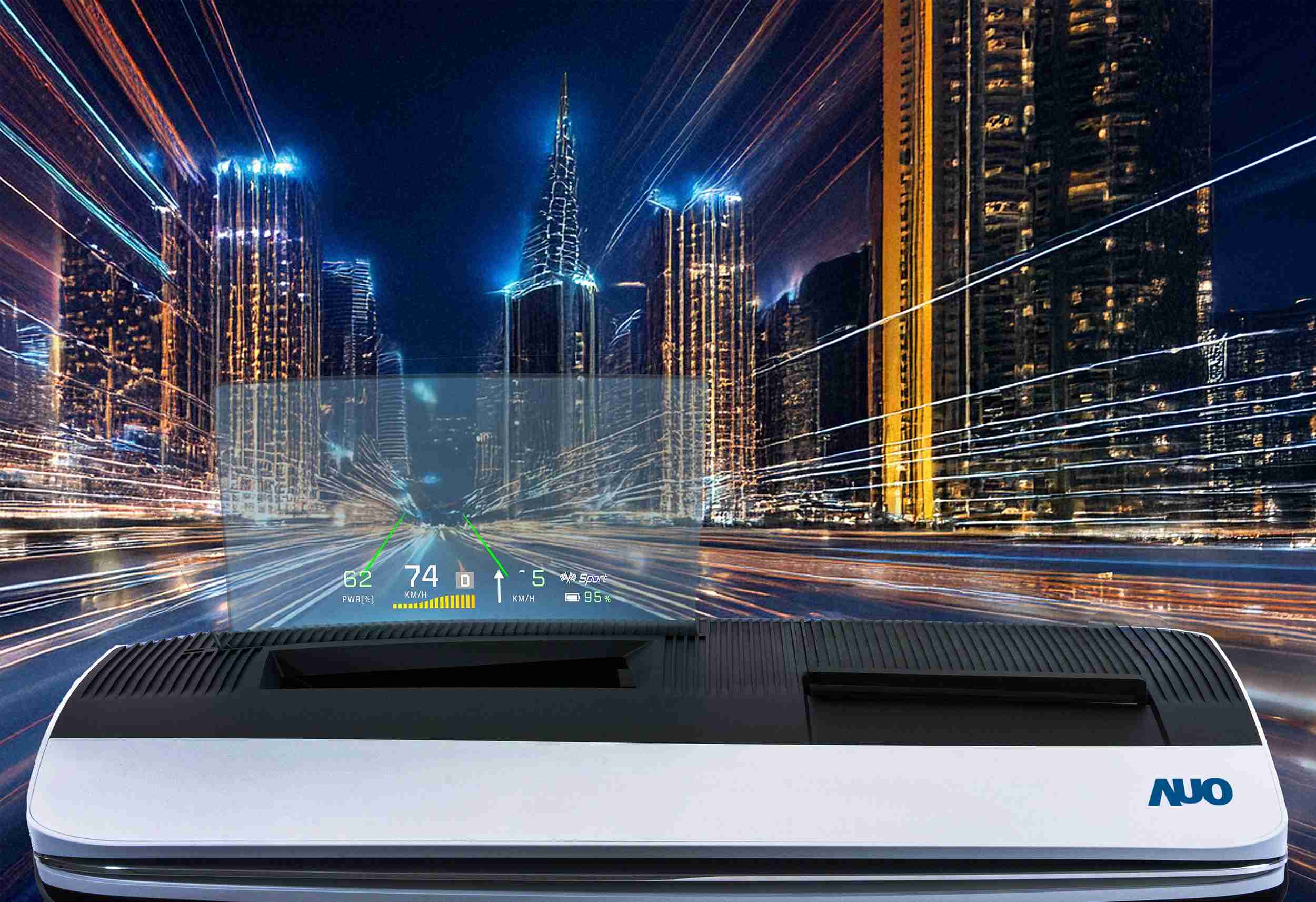 冰球突破推出13吋Micro LED抬头显示器，，，，提供高入眼亮度、、、高色彩饱和度的显示质量，，，，在阳光下或黑暗中都清晰可见，，并利用Micro LED模块体积小的优势，，，，解决车用空间有限的痛点